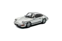 1:43 PORSCHE 911 (964) RS SILVER W/BLACK STRIPE 1994 - SOLIDO - S4312904